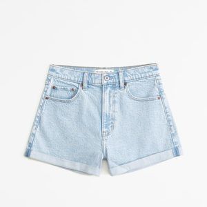 Abercrombie high rise mom short